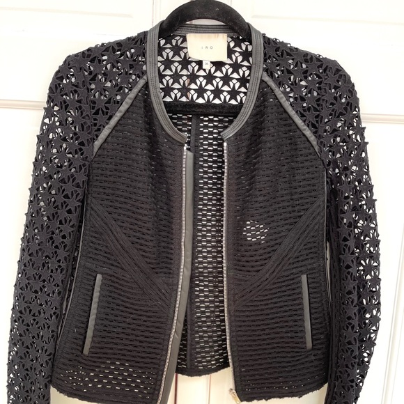 Iro Black Lewison Cutout Star Jacket - Picture 14 of 16